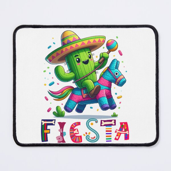 Item preview, Mexican Cute Cactus Riding Pinata designed and sold by soapblossom.