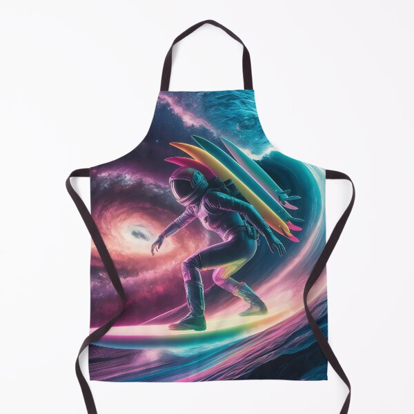 Item preview, Rainbow Space Surfer man with surfing boards designed and sold by DunuStore.