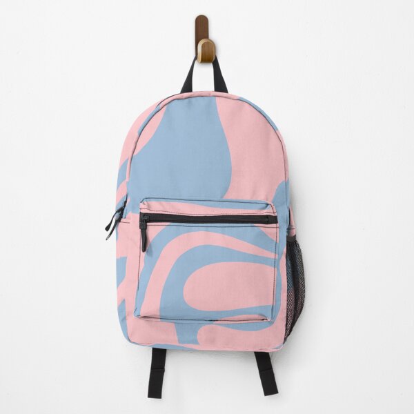 Item preview, Pastel Pink and Light Blue Retro Liquid Swirl Abstract 2 designed and sold by kierkegaard.