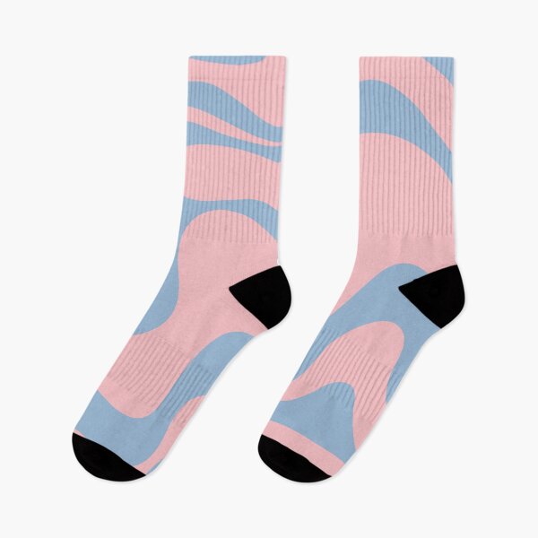 Item preview, Pastel Pink and Light Blue Retro Liquid Swirl Abstract 2 designed and sold by kierkegaard.