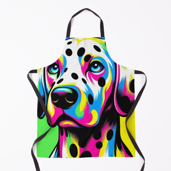 Item preview, Neon Dalmatian Dog Portrait Sticker T-shirt designed and sold by EWNDesigns.