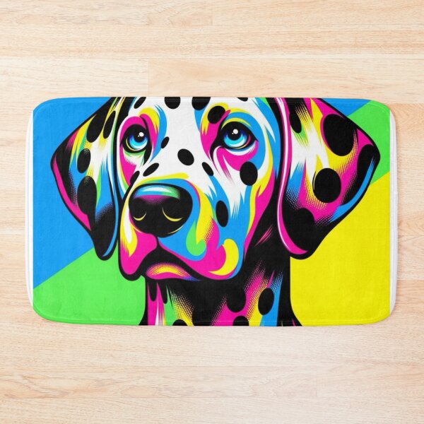 Item preview, Neon Dalmatian Dog Portrait Sticker T-shirt designed and sold by EWNDesigns.