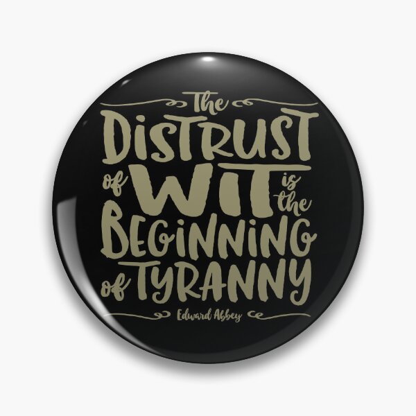 Item preview, The distrust of wit is the beginning of tyranny v.1 designed and sold by x1brett.