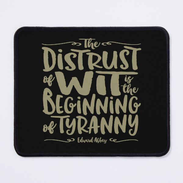 Item preview, The distrust of wit is the beginning of tyranny v.1 designed and sold by x1brett.