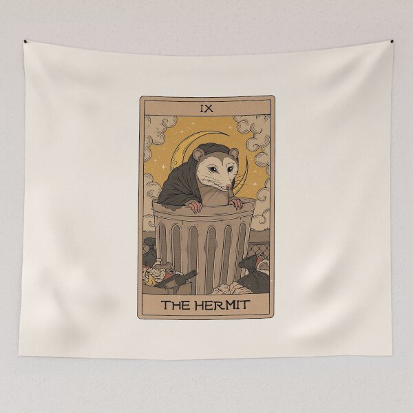 Item preview, The Hermit - Possum Tarot designed and sold by Thiago Corrêa.