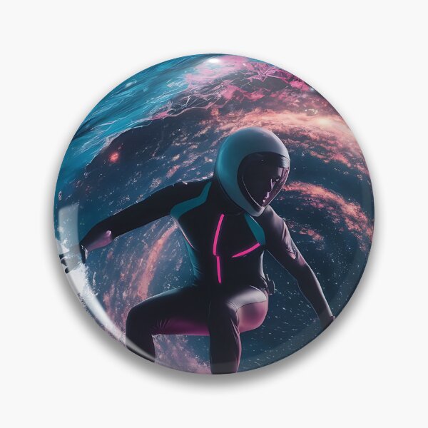 Item preview, Space Surfer with a white helmet designed and sold by DunuStore.