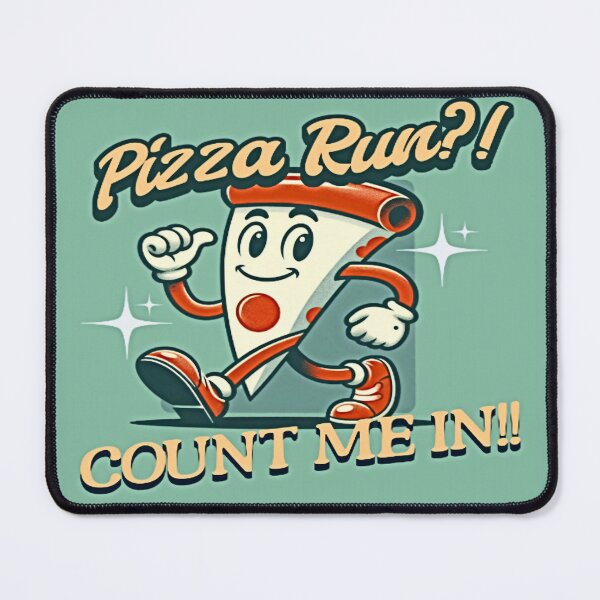 Item preview, Pizza Run Enthusiast Humorous Athletic Motivation Art designed and sold by gleefulme.