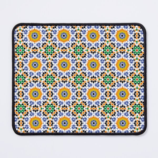 Item preview, Geometric pattern in Moroccan style zellij designed and sold by alyoha.