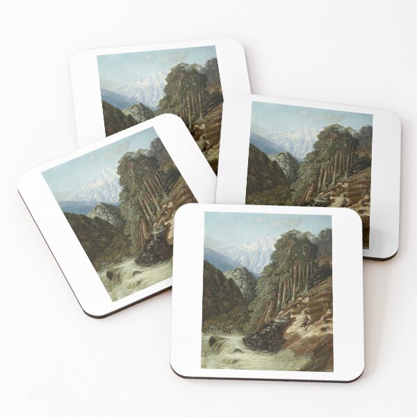 Item preview, Gustave Dore Alpine Landschaft mit Wildbach designed and sold by TeeARTHY.