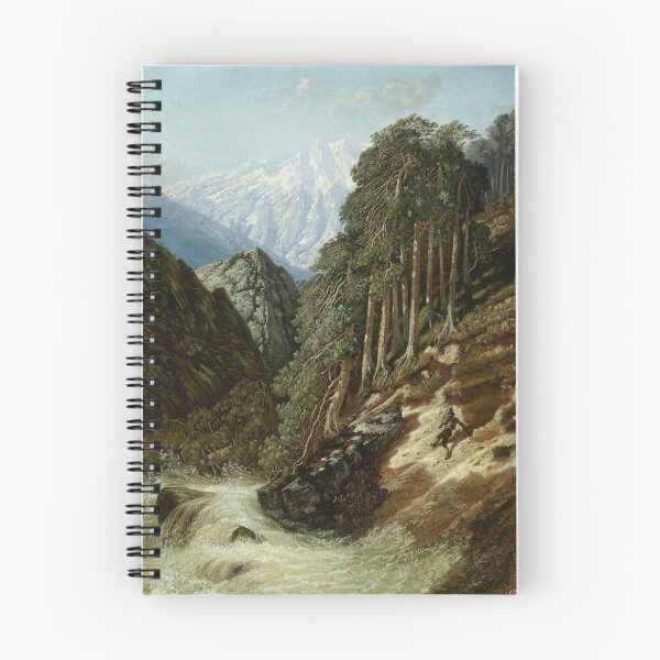 Item preview, Gustave Dore Alpine Landschaft mit Wildbach designed and sold by TeeARTHY.