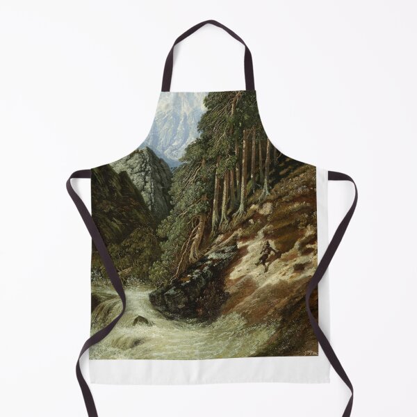 Item preview, Gustave Dore Alpine Landschaft mit Wildbach designed and sold by TeeARTHY.