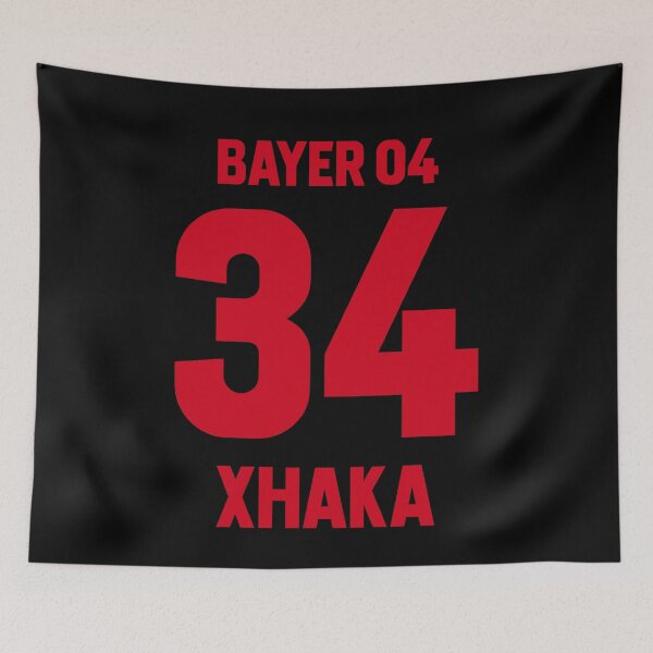 Item preview,  Granit Xhaka 34 Leverkusen Jersey 23/24 designed and sold by Alimator.