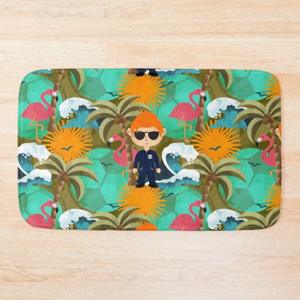 Item preview, Cute Argentina Conan O’Brien Must Go Tropical Football Pattern designed and sold by lingartdesign.