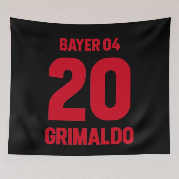 Item preview, Álex Grimaldo 20 Leverkusen Jersey 23/24 designed and sold by Alimator.