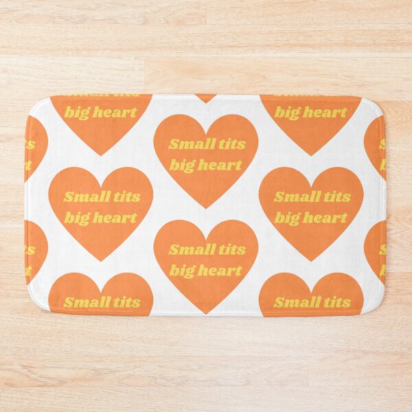 Item preview,  Small tits big heart funny girl design orange designed and sold by MikusOla.