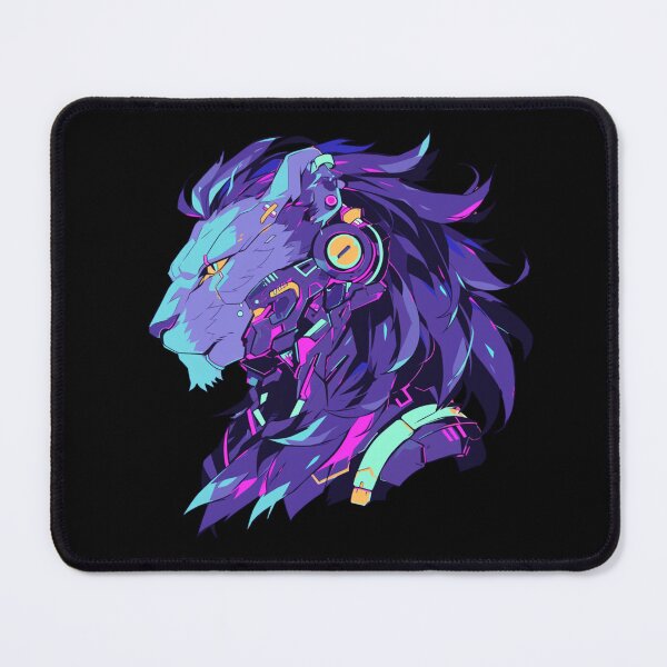 Item preview, Cyber Black Lion // Black lion // Cool Animal // Cyber Animal // Future Animal Art // Animal Warrior // Animal Cute Art // Gaming Aesthetic stickers designed and sold by SMARTKIT  DESIGNAGENCY.