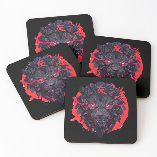 Item preview, Cyber Black Lion // Black lion // Cool Animal // Cyber Animal // Future Animal Art // Animal Warrior // Animal Cute Art // Gaming Aesthetic stickers designed and sold by SMARTKIT  DESIGNAGENCY.