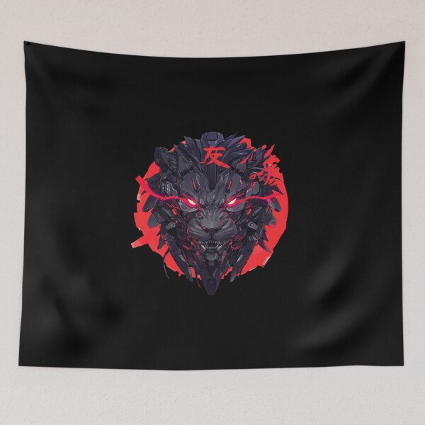 Item preview, Cyber Black Lion // Black lion // Cool Animal // Cyber Animal // Future Animal Art // Animal Warrior // Animal Cute Art // Gaming Aesthetic stickers designed and sold by SMARTKIT  DESIGNAGENCY.