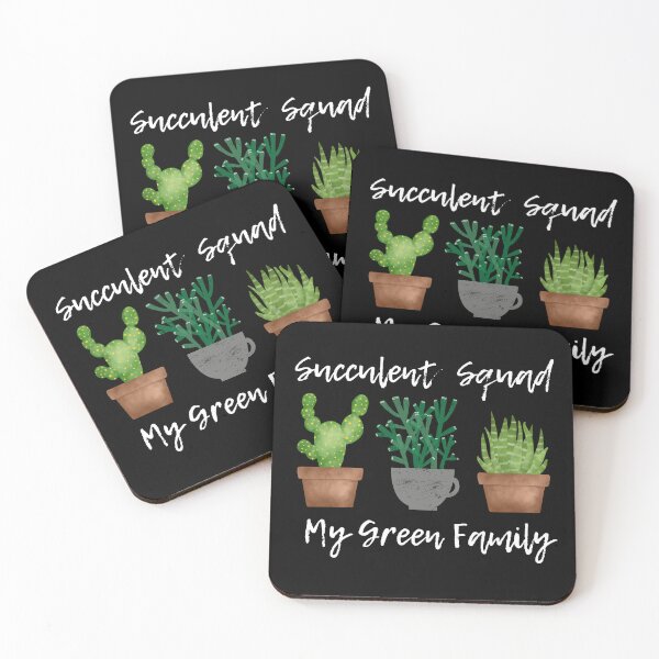 Item preview, Succulent Squad My Green Family - gifts for plant lovers designed and sold by alczar.