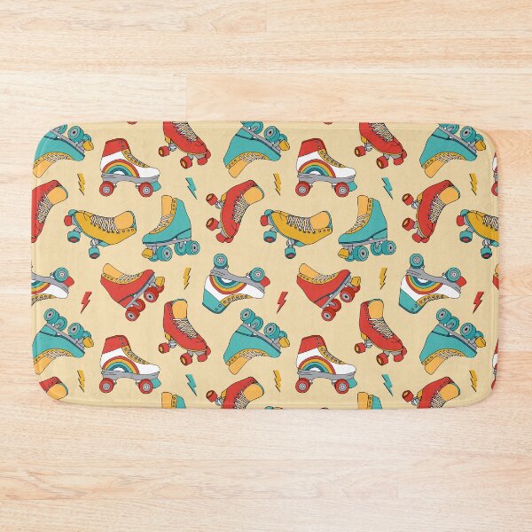 Item preview, Retro Roller Disco Roller Boots Pattern designed and sold by HotHibiscus.