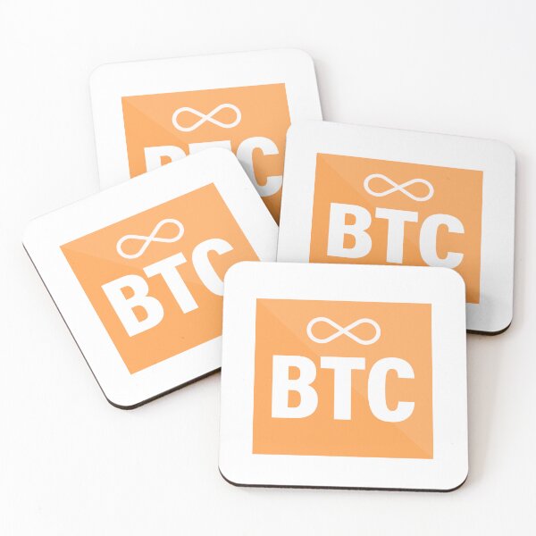 Item preview, BTC the first cryptocurrency designed and sold by CryptoFunMerch.