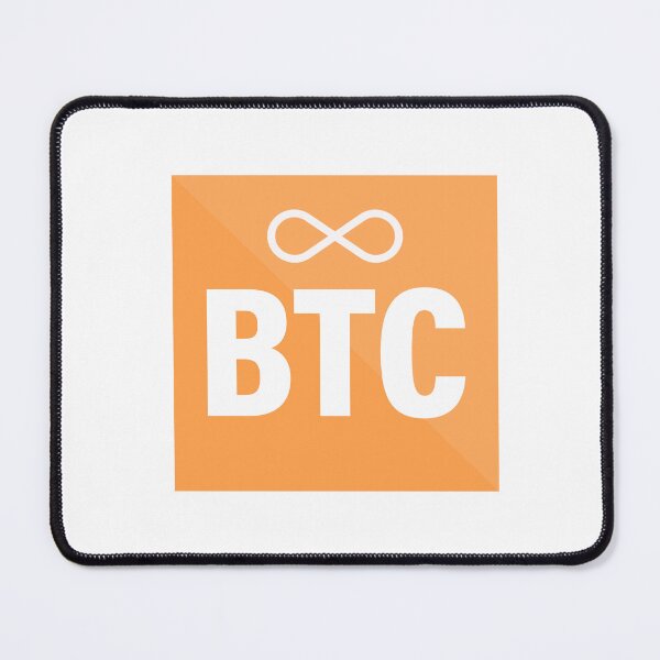 Item preview, BTC the first cryptocurrency designed and sold by CryptoFunMerch.