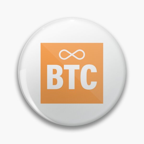 Item preview, BTC the first cryptocurrency designed and sold by CryptoFunMerch.