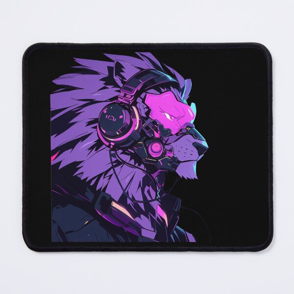 Item preview, Cyber Black Lion // Black lion // Cool Animal // Cyber Animal // Future Animal Art // Animal Warrior // Animal Cute Art // Gaming Aesthetic stickers designed and sold by SMARTKIT  DESIGNAGENCY.