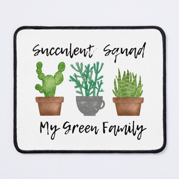 Item preview, Succulent Squad My Green Family - gifts for plant lovers designed and sold by alczar.