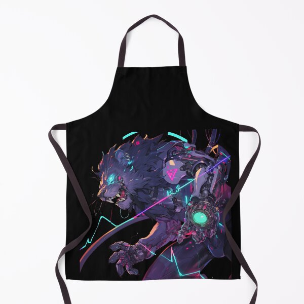 Item preview, Cyber Black Lion // Black lion // Cool Animal // Cyber Animal // Future Animal Art // Animal Warrior // Animal Cute Art // Gaming Aesthetic stickers designed and sold by SMARTKIT  DESIGNAGENCY.