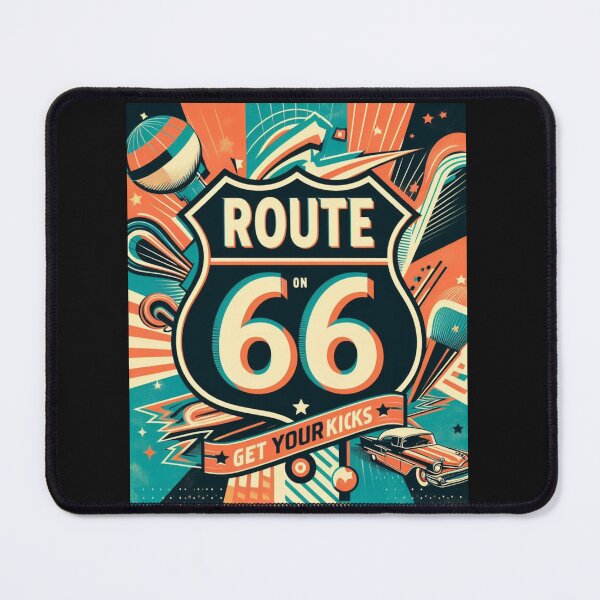 Item preview, Retro Route 66 Road Trip Design designed and sold by AlienOccupation.