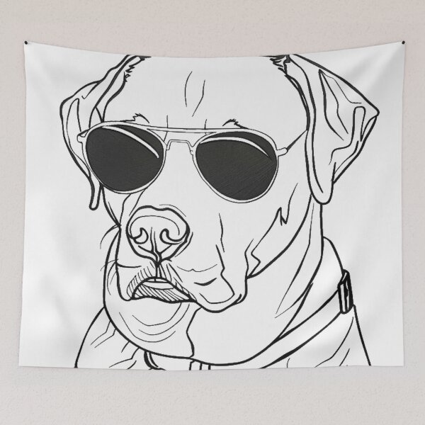 Item preview, Dog with Sunglasses designed and sold by SociallyRemoved.