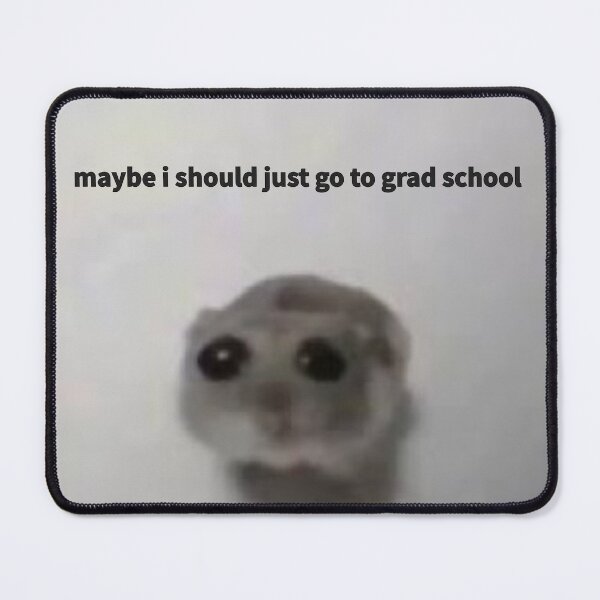 Item preview, sad mouse goes to grad school designed and sold by celah32.