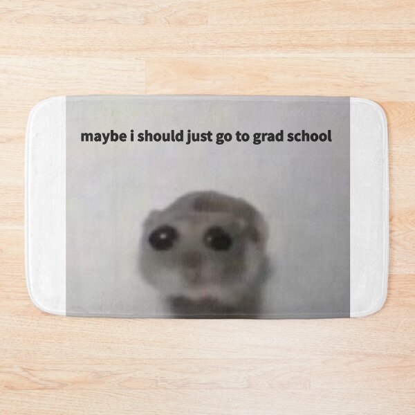 Item preview, sad mouse goes to grad school designed and sold by celah32.