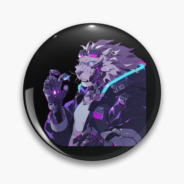 Item preview, Cyber Black Lion // Black lion // Cool Animal // Cyber Animal // Future Animal Art // Animal Warrior // Animal Cute Art // Gaming Aesthetic stickers designed and sold by SMARTKIT  DESIGNAGENCY.