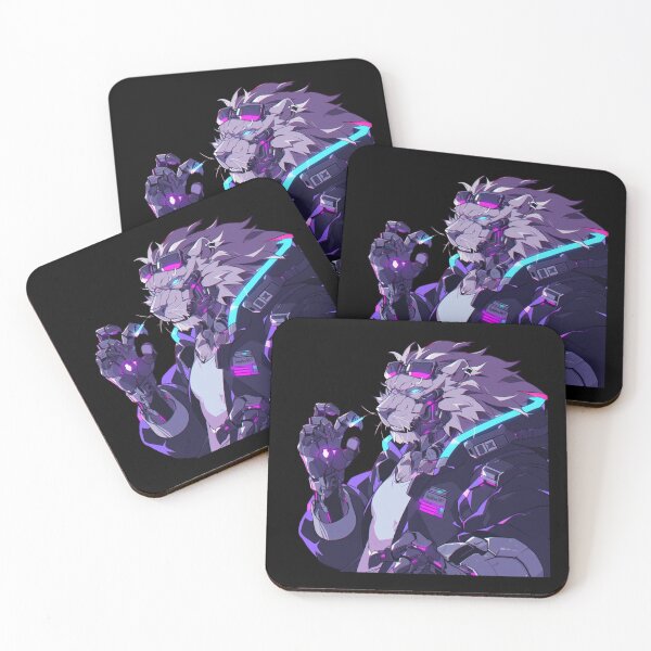 Item preview, Cyber Black Lion // Black lion // Cool Animal // Cyber Animal // Future Animal Art // Animal Warrior // Animal Cute Art // Gaming Aesthetic stickers designed and sold by SMARTKIT  DESIGNAGENCY.