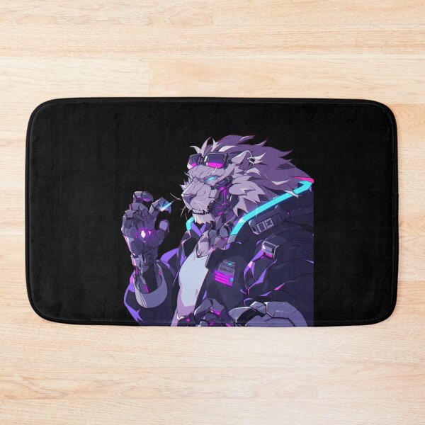 Item preview, Cyber Black Lion // Black lion // Cool Animal // Cyber Animal // Future Animal Art // Animal Warrior // Animal Cute Art // Gaming Aesthetic stickers designed and sold by SMARTKIT  DESIGNAGENCY.