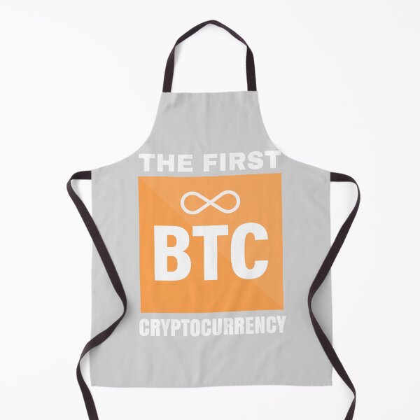 Item preview, BTC the first cryptocurrency designed and sold by CryptoFunMerch.