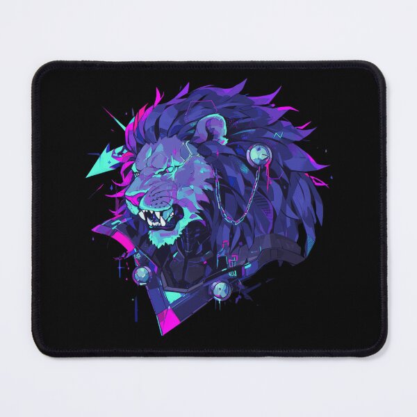Item preview, Cyber Black Lion // Black lion // Cool Animal // Cyber Animal // Future Animal Art // Animal Warrior // Animal Cute Art // Gaming Aesthetic stickers designed and sold by SMARTKIT  DESIGNAGENCY.