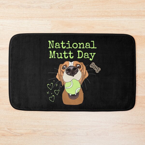 Item preview, National Mutt Day Funny Line Drawing Design designed and sold by EarthArtDesigns.