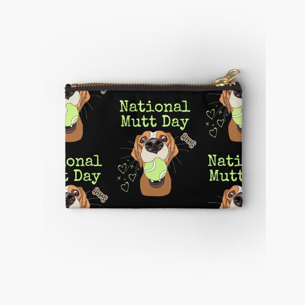 Item preview, National Mutt Day Funny Line Drawing Design designed and sold by EarthArtDesigns.