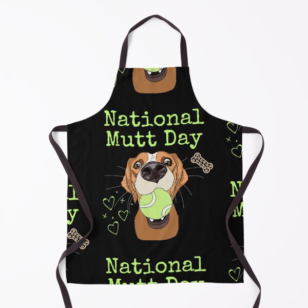 Item preview, National Mutt Day Funny Line Drawing Design designed and sold by EarthArtDesigns.