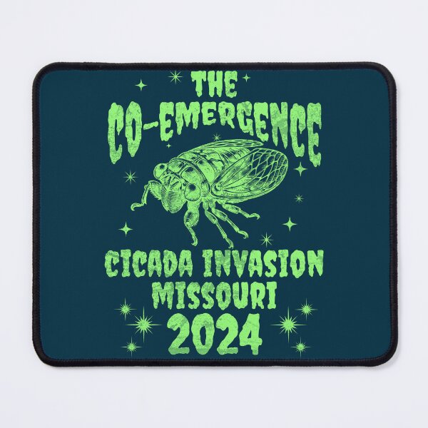 Item preview, Missouri Cicada Invasion 2024 - Cicada Co-Emergence Spring 2024 designed and sold by chrisrivait.
