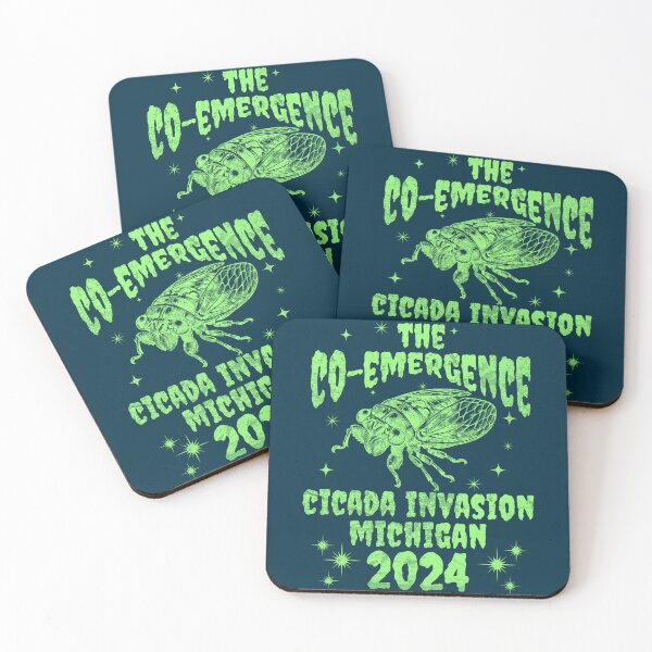 Item preview, Michigan Cicada Invasion 2024 - Cicada Co-Emergence Michigan Spring 2024 designed and sold by chrisrivait.