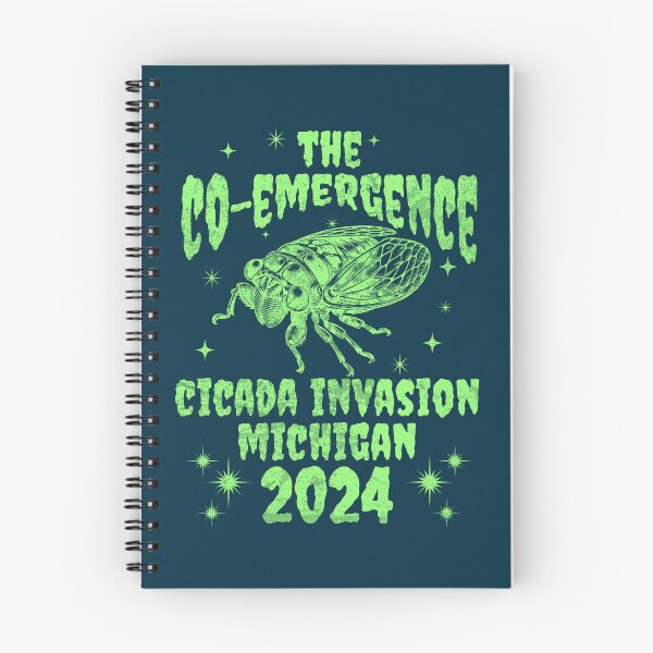 Item preview, Michigan Cicada Invasion 2024 - Cicada Co-Emergence Michigan Spring 2024 designed and sold by chrisrivait.