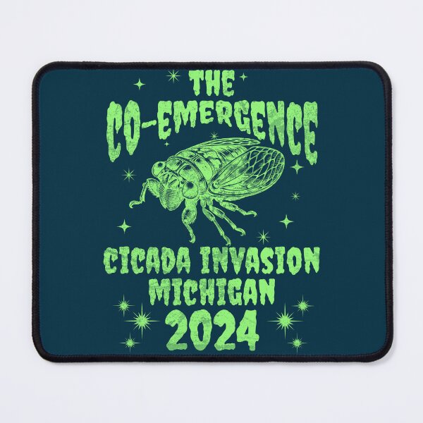 Item preview, Michigan Cicada Invasion 2024 - Cicada Co-Emergence Michigan Spring 2024 designed and sold by chrisrivait.