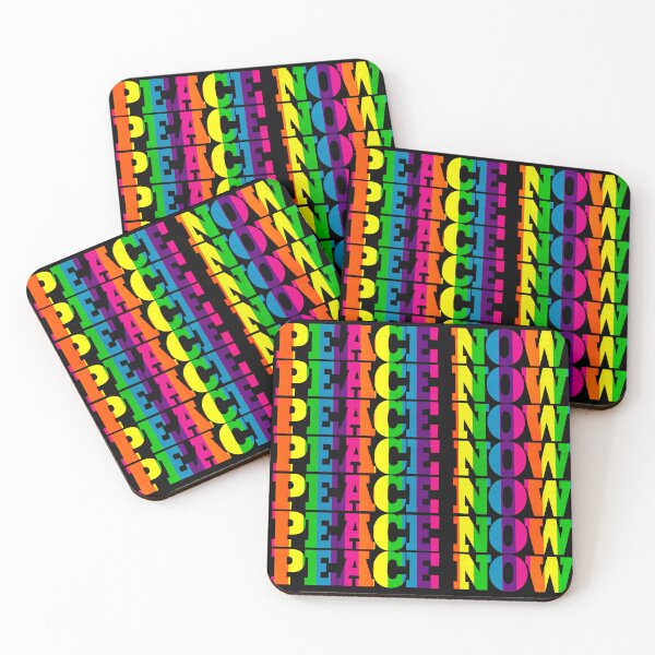 Item preview, Peace Now 1960s-70s Rainbow Letters designed and sold by RocketshipRetro.