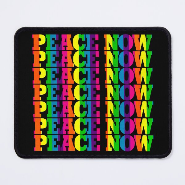 Item preview, Peace Now 1960s-70s Rainbow Letters designed and sold by RocketshipRetro.