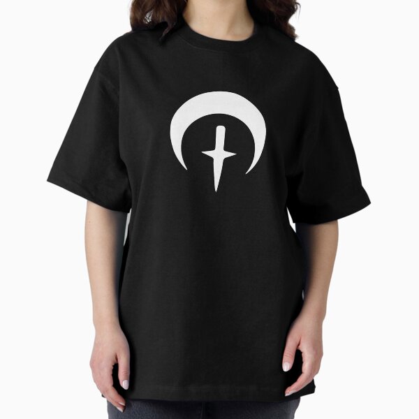 Moon Dagger Logo Shirt - Alice Glass Oversized T-Shirt