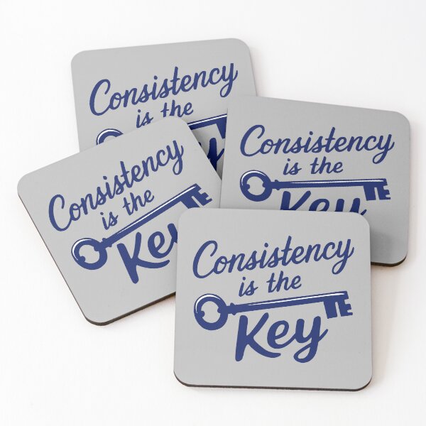 Item preview, Personal Growth Self Improvement Consistency is the Key designed and sold by KLArtzStore.
